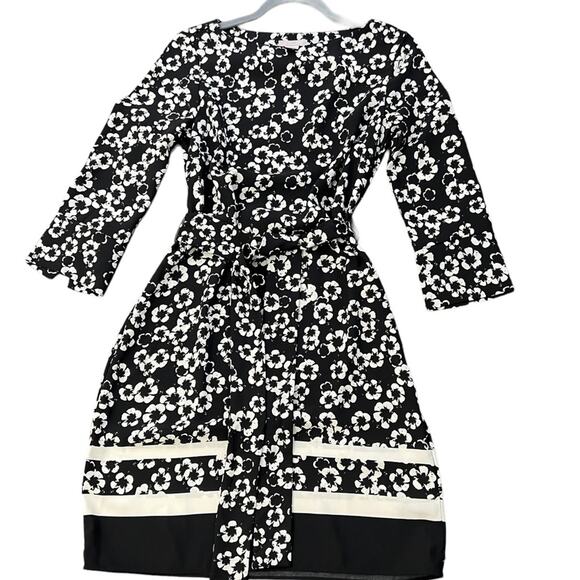 H&M Floral Black White Shift Dress 4 - Picture 1 of 15